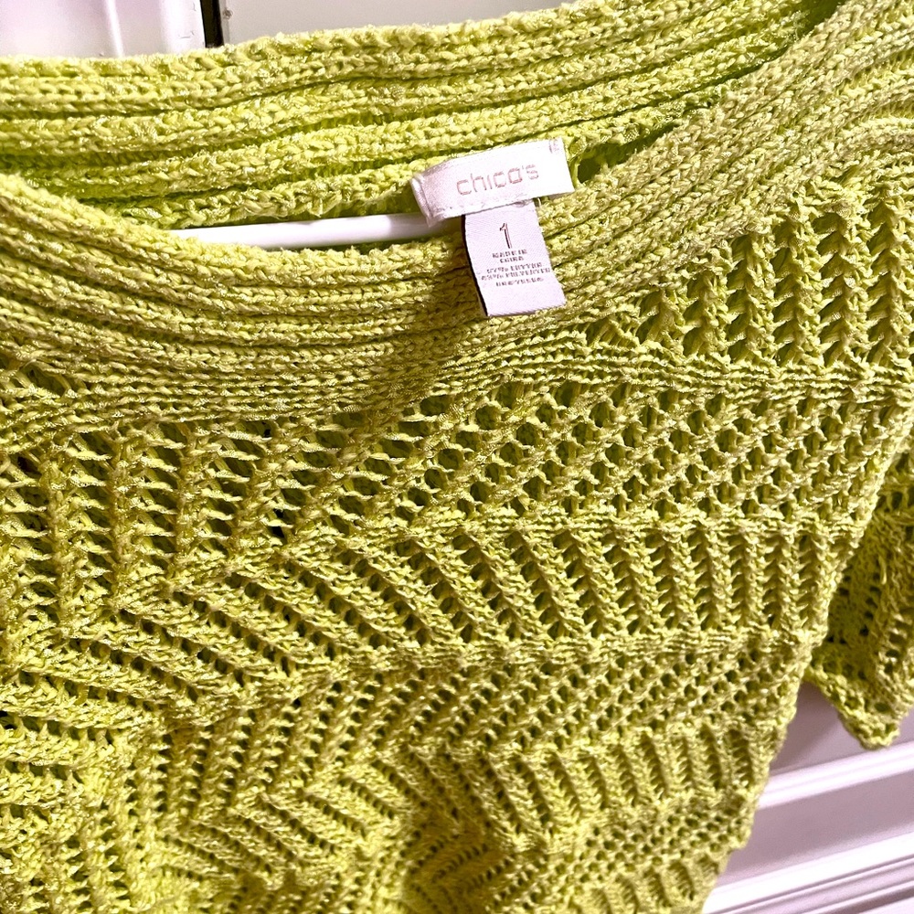 Chico’s Lime Green Sweater